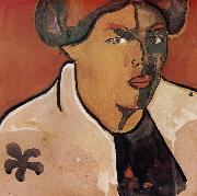Kasimir Malevich The Portrait of Character Spain oil painting artist